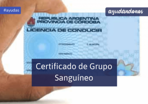Certificado de Grupo Sanguíneo