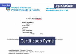certificado pyme