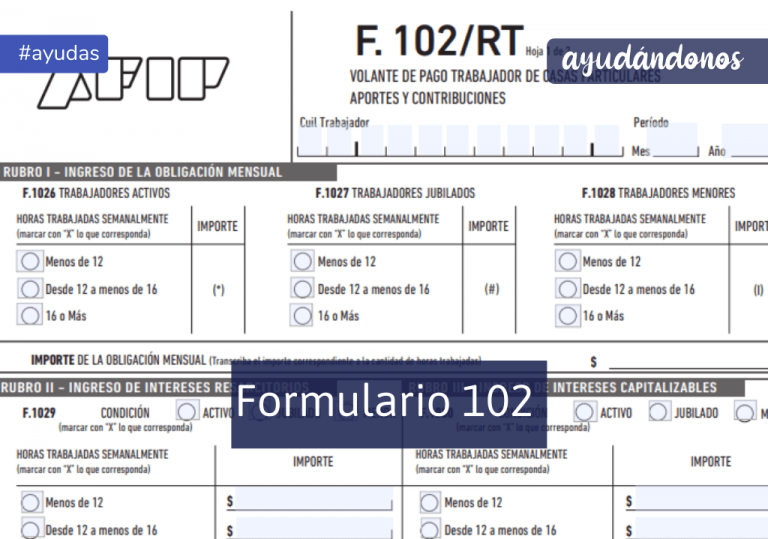 Formulario 102