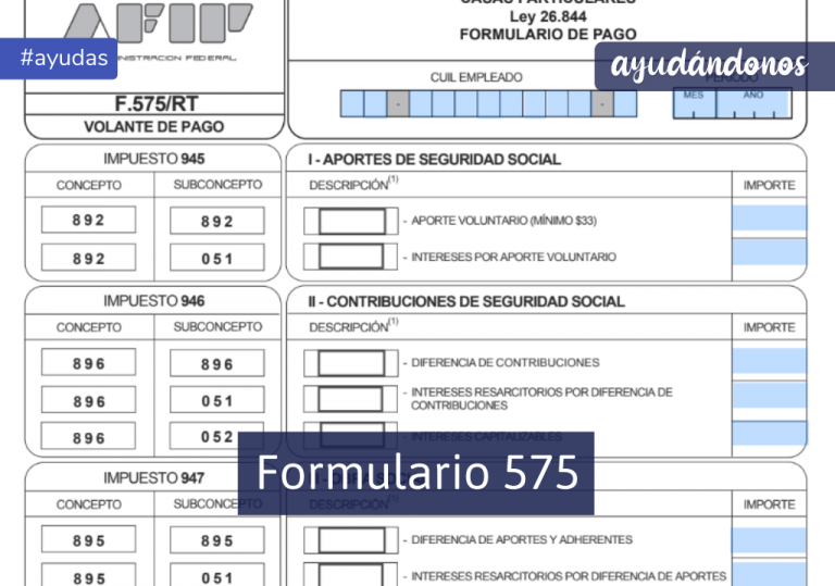 Formulario 575